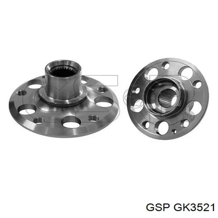 Підшипник задньої ступиці GK3521 GSP