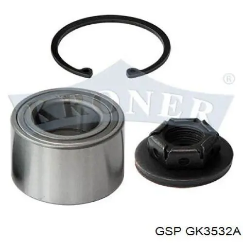 Підшипник маточини задньої GSP GK3532A ціна, від 18.89 USD