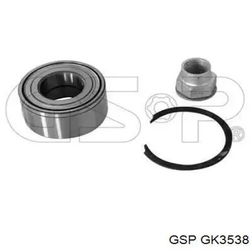 Комплект підшипник маточини передньої GSP GK3538 ціна, від 21.20 USD