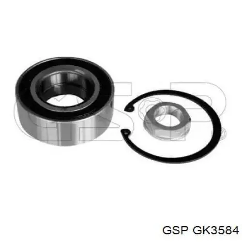 Купити GK3584 GSP Підшипник ступиці передньої
