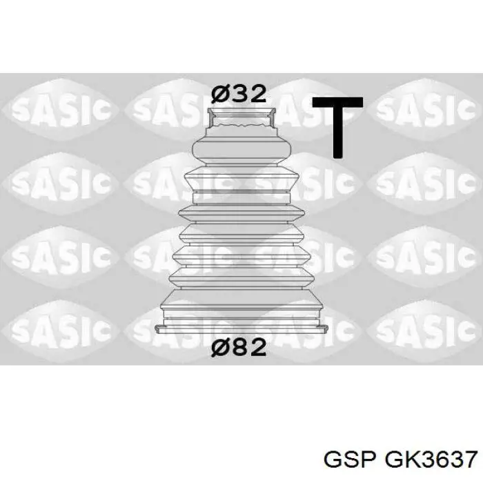 Підшипник маточини GSP GK3637