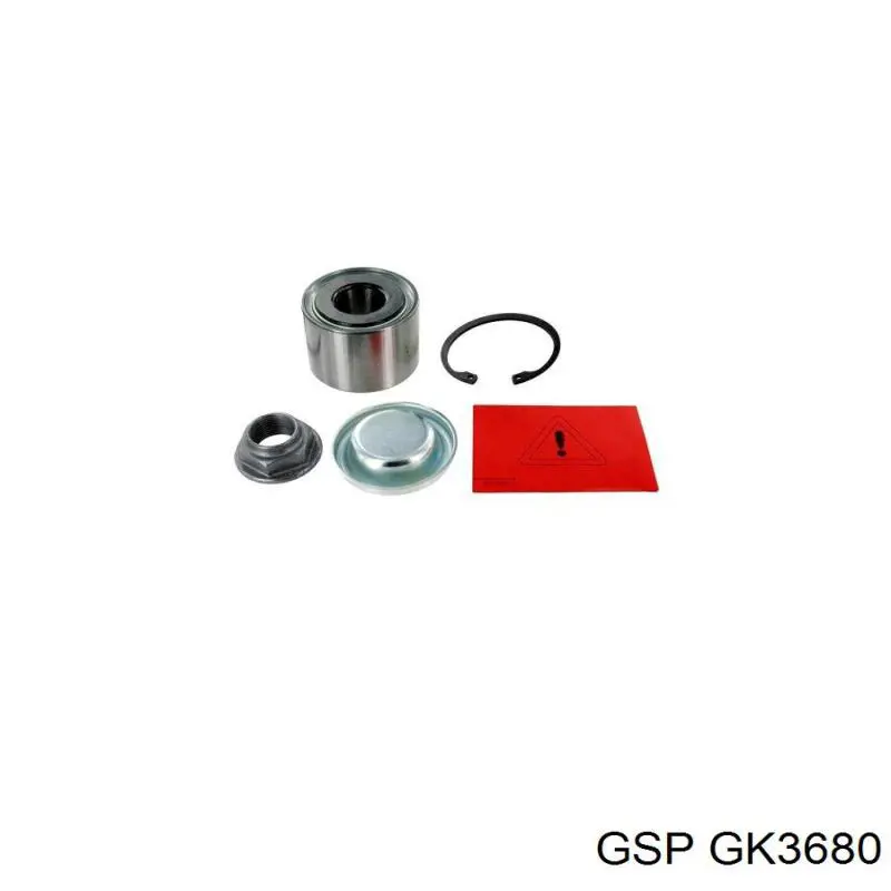 Підшипник задньої ступиці GK3680 GSP