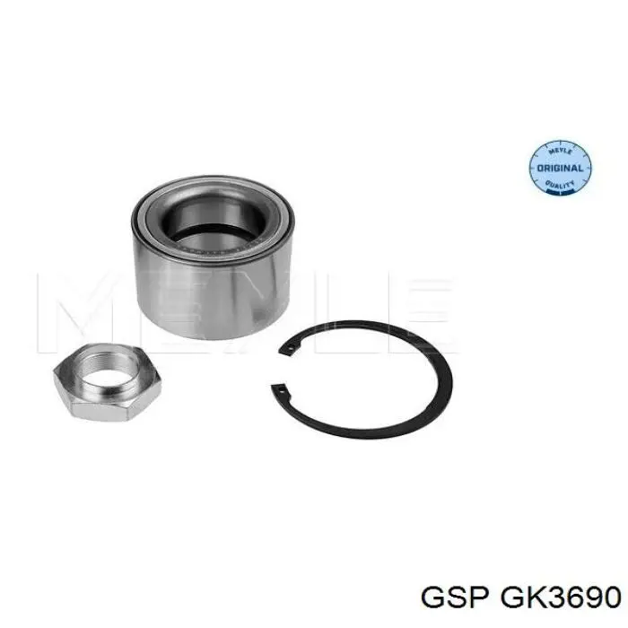 Купити GK3690 GSP Підшипник ступиці передньої