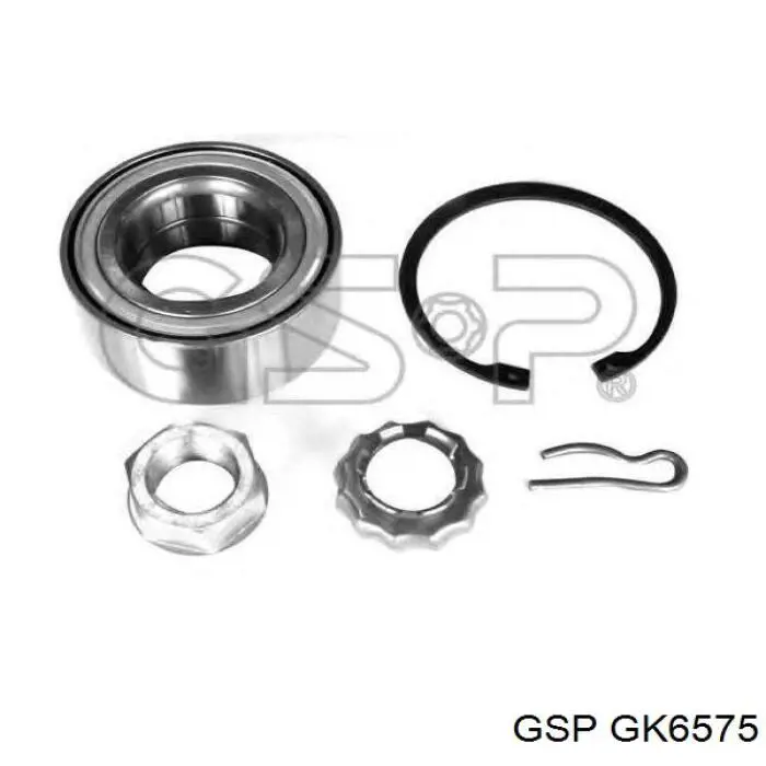 Комплект підшипник маточини передньої GSP GK6575 ціна, від 23.87 USD