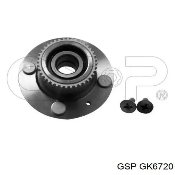 Комплект підшипник маточини передньої GSP GK6720 ціна, від 21.23 USD