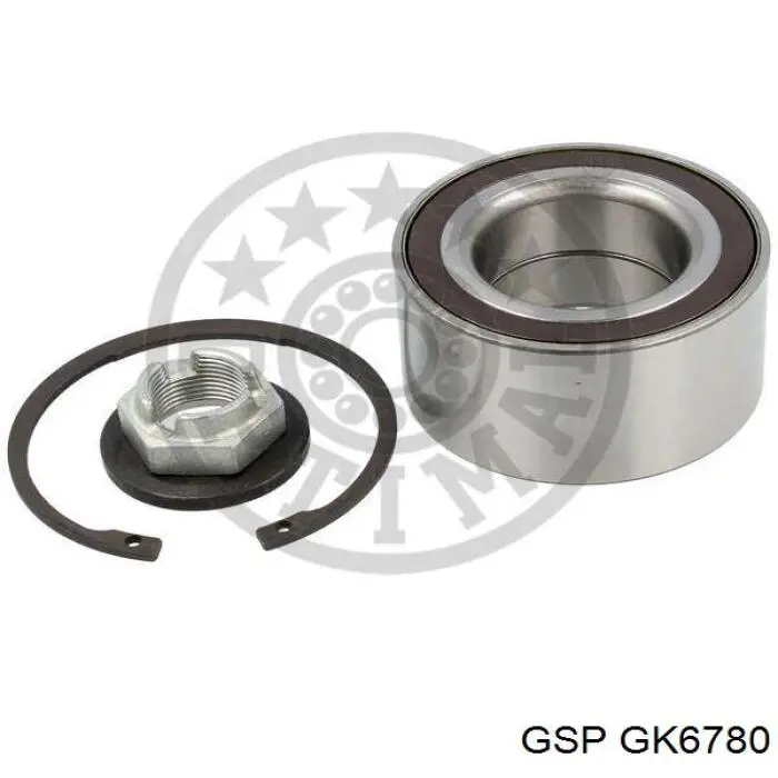 Комплект підшипник маточини передньої GSP GK6780 ціна, від 22.46 USD