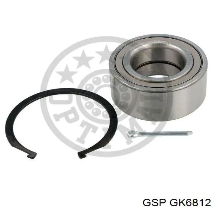 Комплект підшипник маточини передньої GSP GK6812 ціна, від 13.18 USD