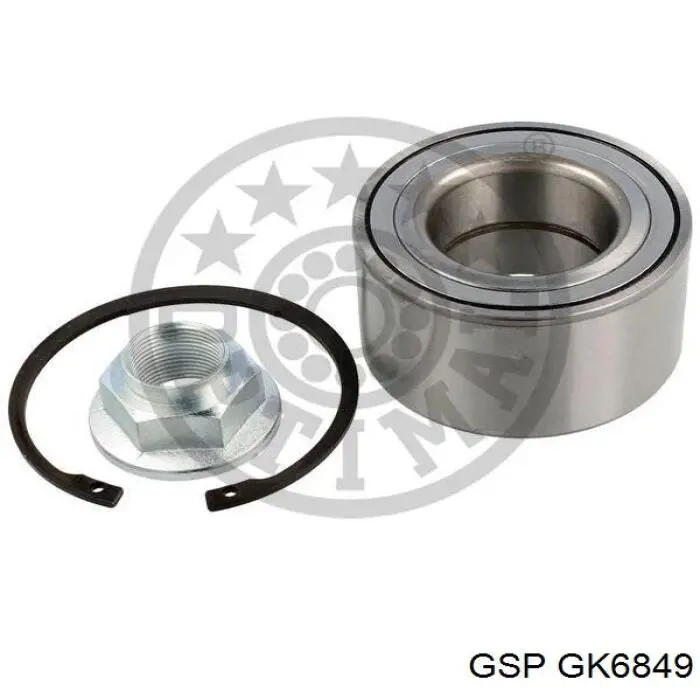 Комплект підшипник маточини передньої GSP GK6849 ціна, від 20.89 USD