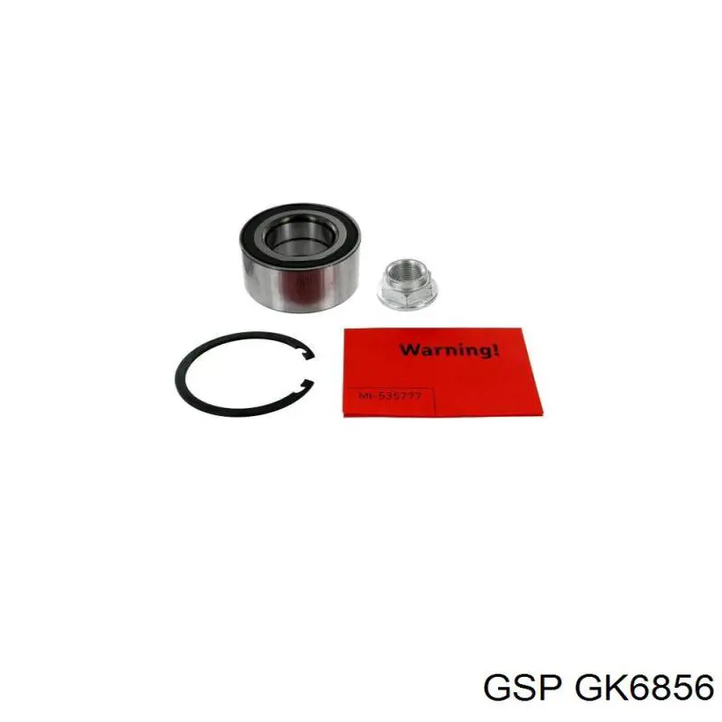 Купити GK6856 GSP Підшипник ступиці передньої