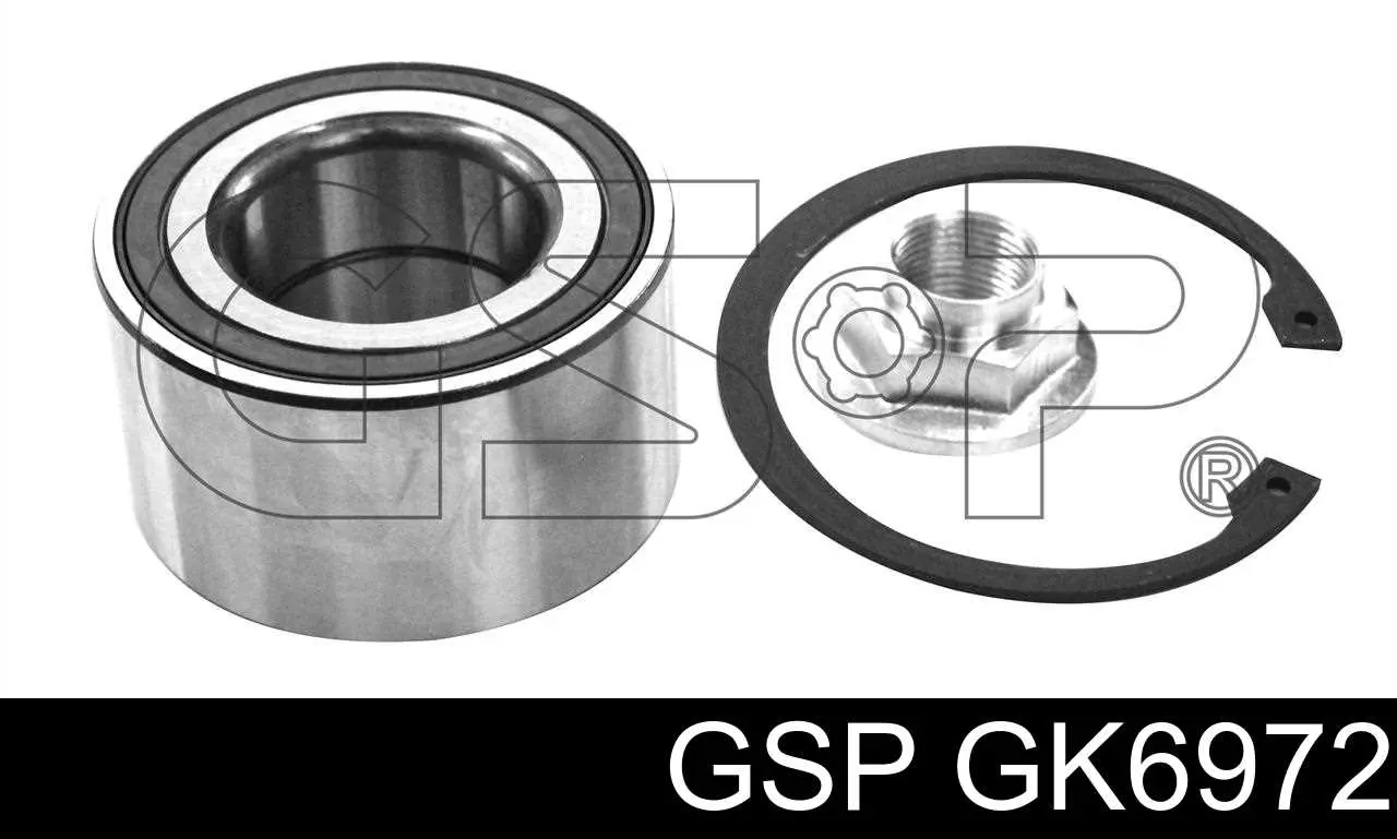 Комплект підшипник маточини передньої GSP GK6972 ціна, від 22.90 USD