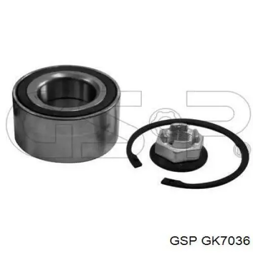 Комплект підшипник маточини передньої GSP GK7036 ціна, від 20.19 USD