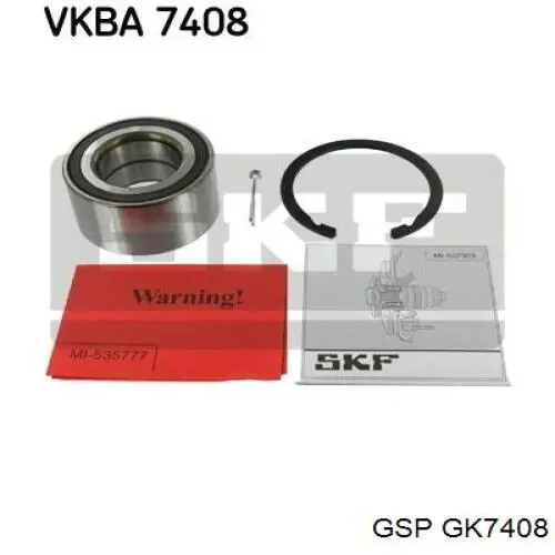 Купити GK7408 GSP Підшипник ступиці передньої