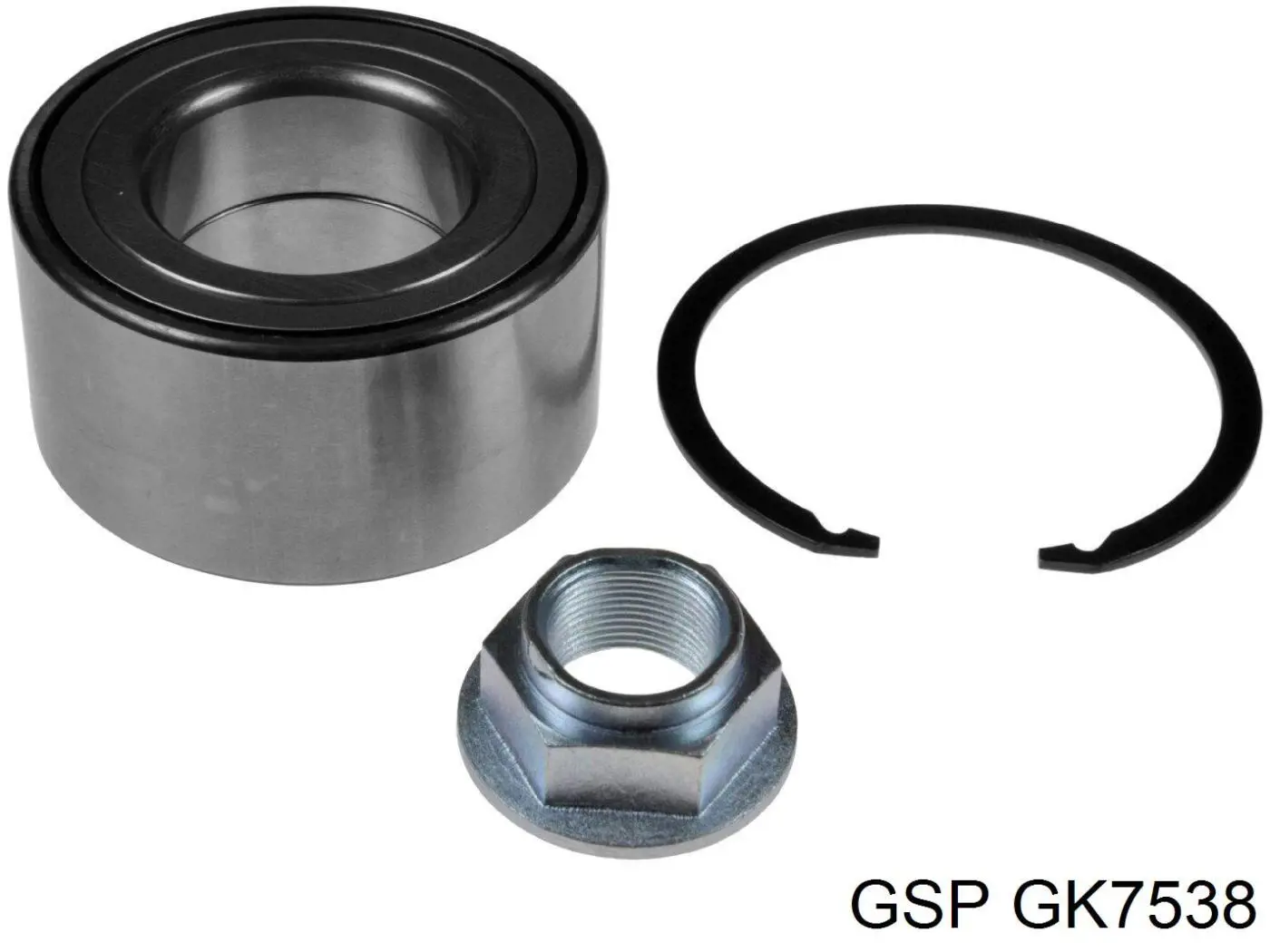 Комплект підшипник маточини передньої GSP GK7538 ціна, від 25.12 USD