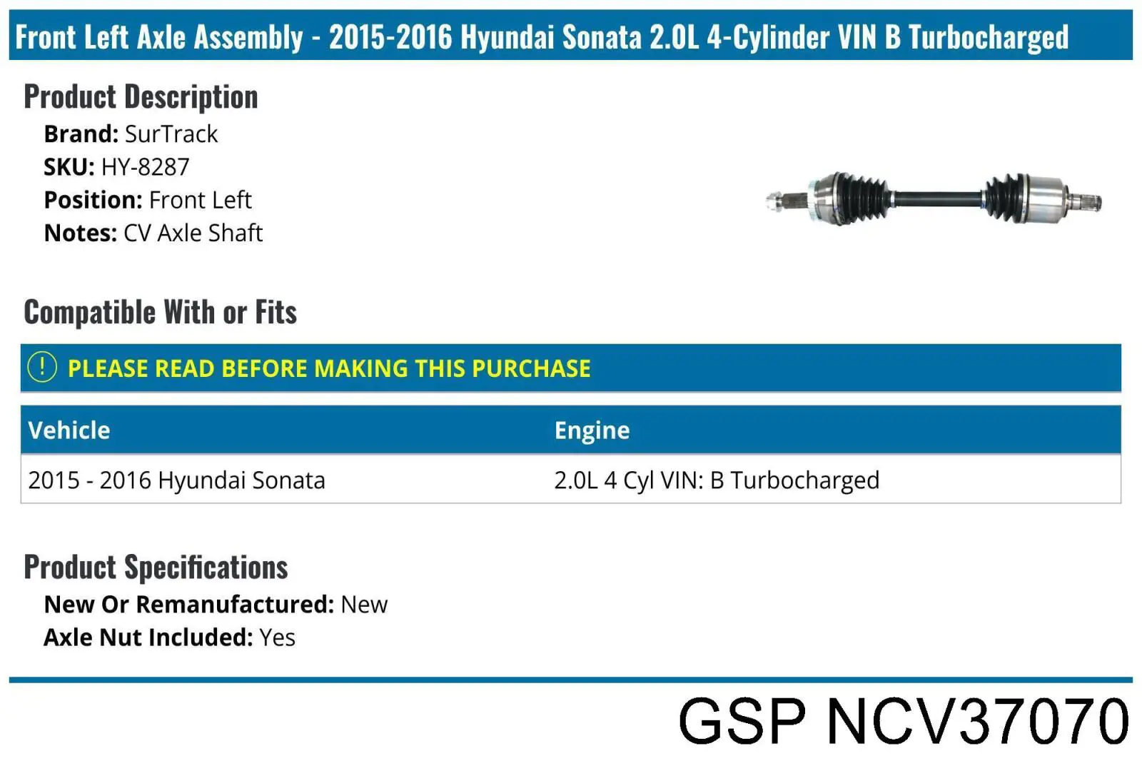 Купити NCV37070 GSP 