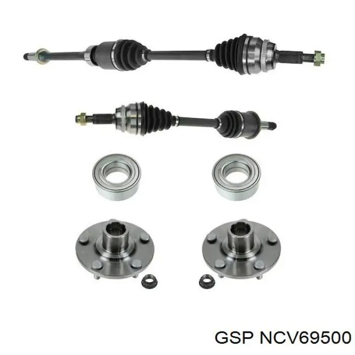 Привід передній лівий GSP 259649 ціна, від 155.02 USD