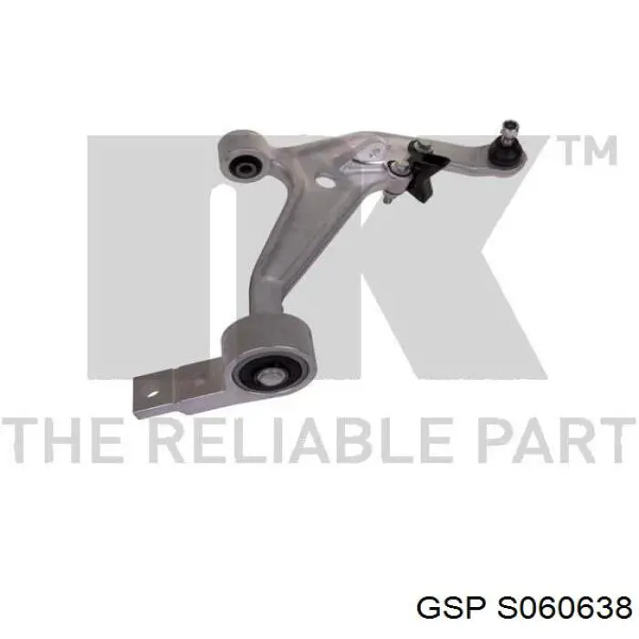 Важіль передній лівий GSP S060638 ціна, від 111.44 USD
