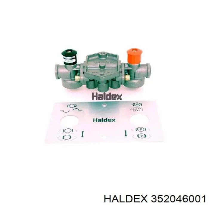 Клапан аварійного розгальмовування 352046001 Haldex