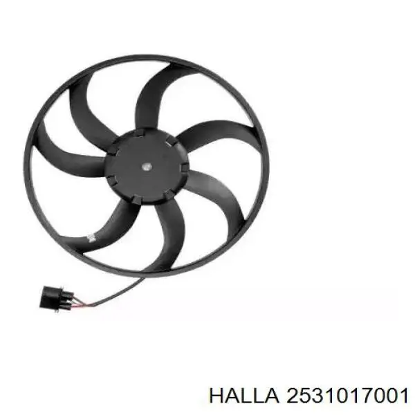 2531017001 Halla Радіатор охолодження двигуна