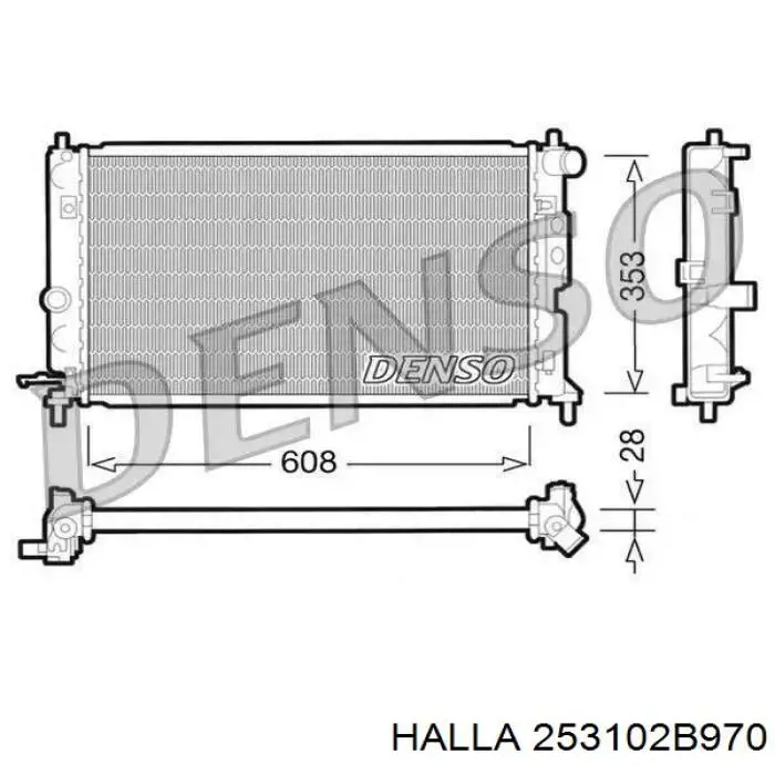 Радіатор 4052081 Polcar
