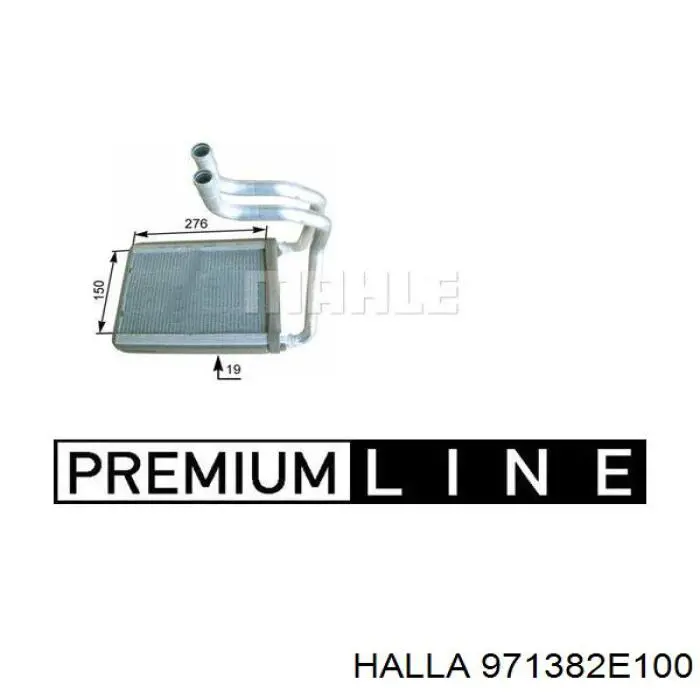 Радіатор обігрівача Thermotec D60511TT
