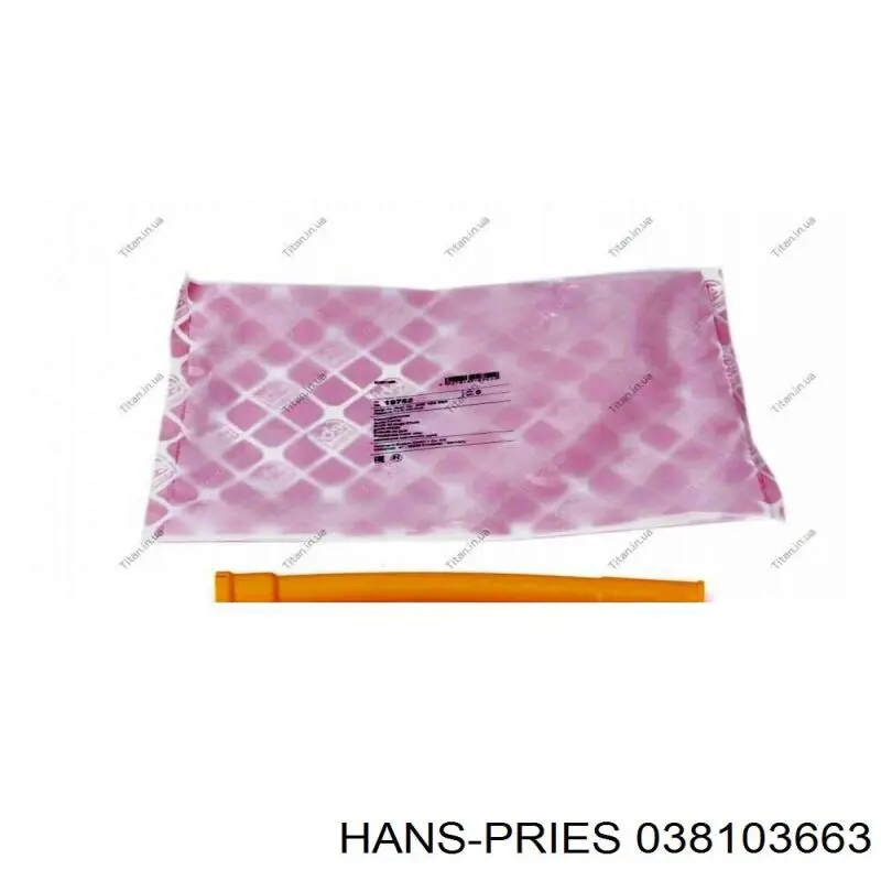 Направляюча щупа-індикатора рівня масла в двигуні Hans Pries (Topran) 038103663 ціна, від 2.18 USD
