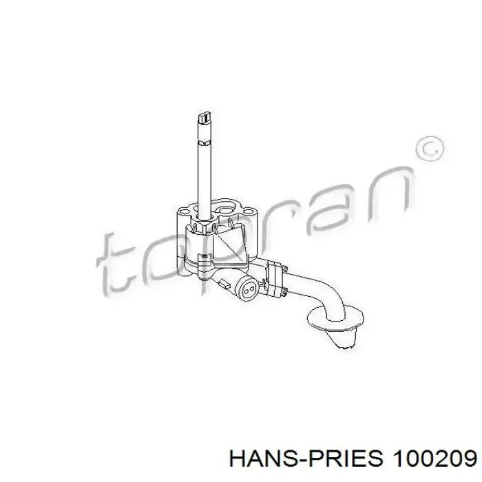 Масляний насос 100209 Hans Pries (Topran)