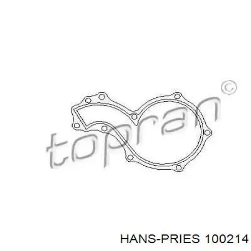 100214 Hans Pries (Topran) прокладка водяної помпи