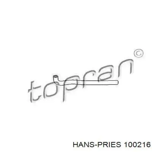 Шланг/патрубок системи охолодження Hans Pries (Topran) 100216 ціна, від 2.93 USD