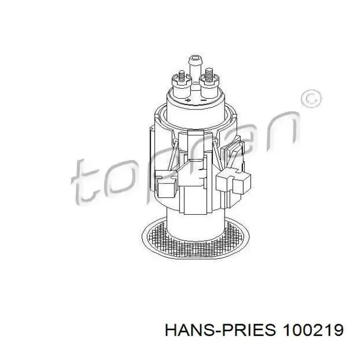 Паливний насос, механічний Hans Pries (Topran) 100219 ціна, від 16.52 USD