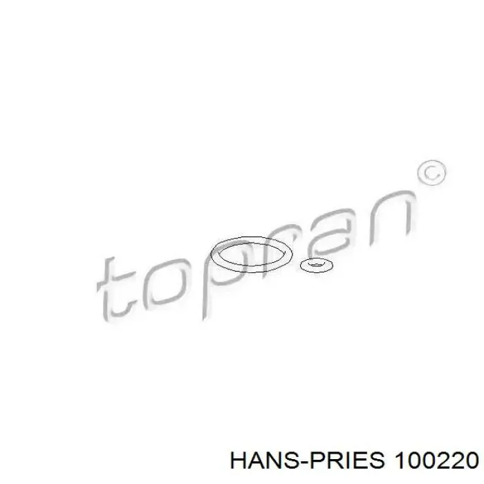 Масловіддільник / сепаратор системи вентиляції картера Hans Pries (Topran) 100220 ціна, від 7.14 USD