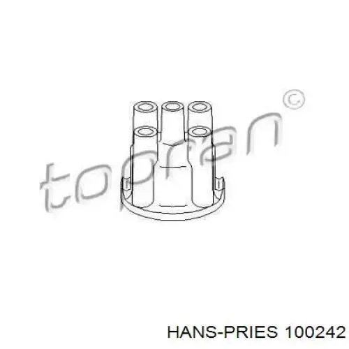 Кришка розподільника запалювання/трамблера Hans Pries (Topran) 100242 ціна, від 5.10 USD