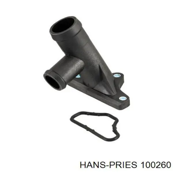 100260 Hans Pries (Topran) фланець системи охолодження (трійник)