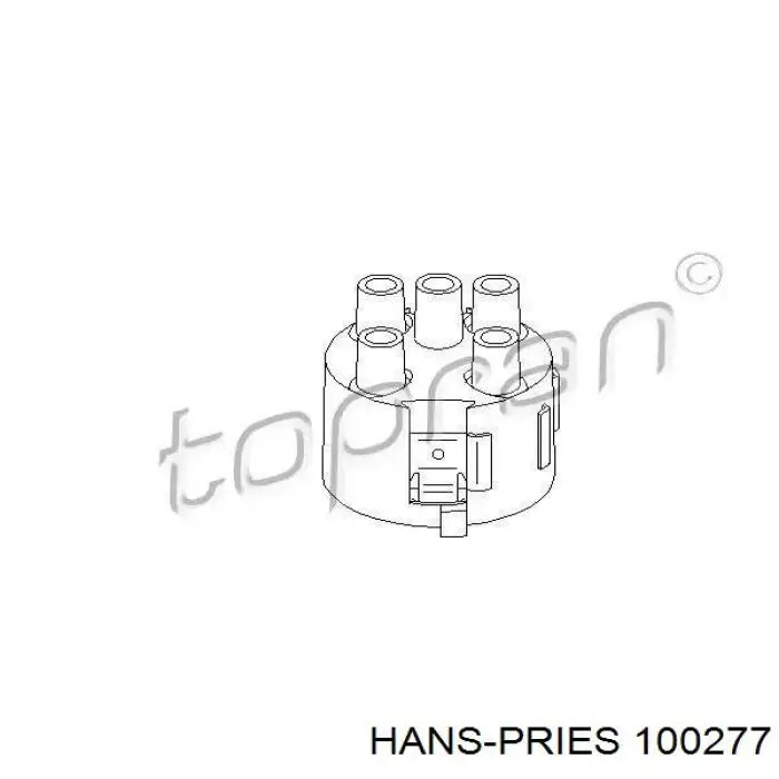 Купити 100277 Hans Pries (Topran) Кришка трамблеру