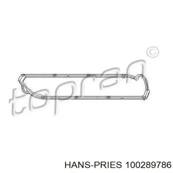 100289786 Hans Pries (Topran) прокладка клапанної кришки двигуна