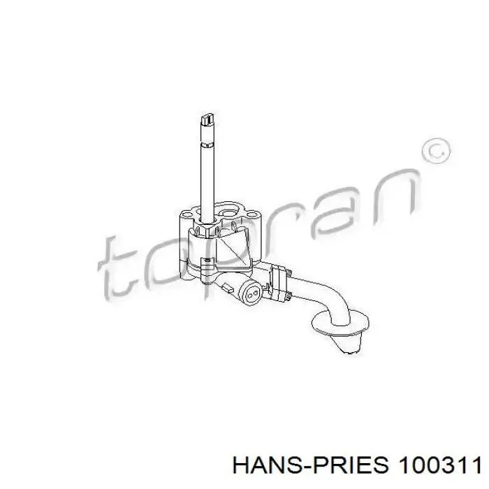 Помпа масляна Hans Pries (Topran) 100311 ціна, від 42.22 USD