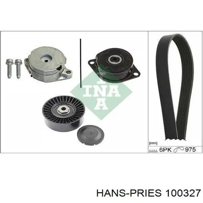Купити 100327 Hans Pries (Topran) Натяжний ролик