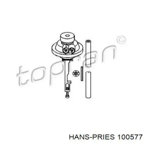 Регулятор дросельної заслінки Hans Pries (Topran) 100577 ціна, від 8.17 USD