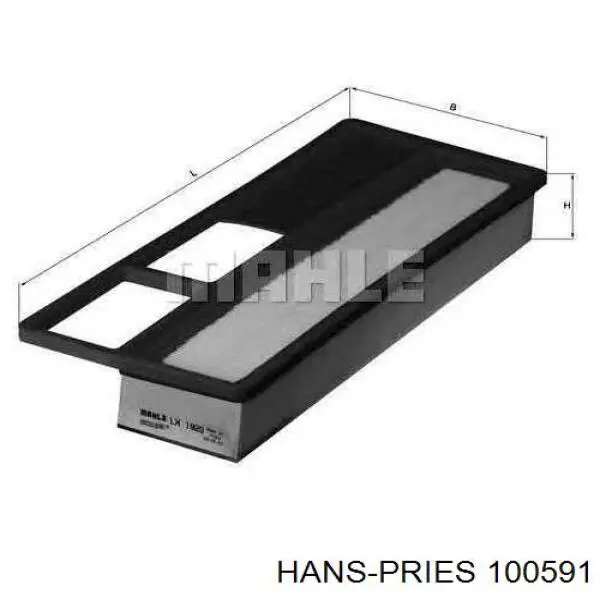 100591 Hans Pries (Topran) кільце форсунки інжектора, посадочне