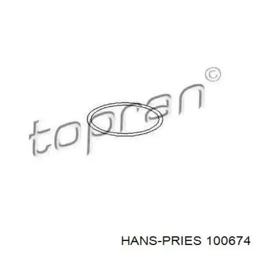 Купити 100674 Hans Pries (Topran) Прокладка водяної помпи