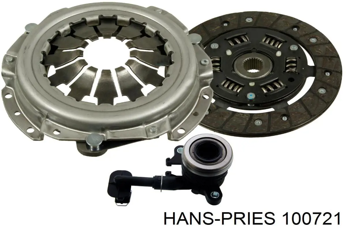 100721 Hans Pries (Topran) прокладка фланця (трійника системи охолодження)