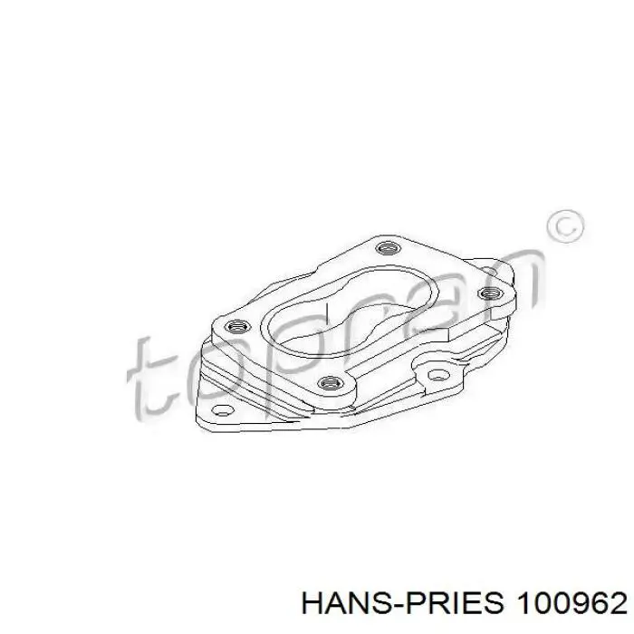 Фланець карбюратора Hans Pries (Topran) 100962 ціна, від 8.79 USD