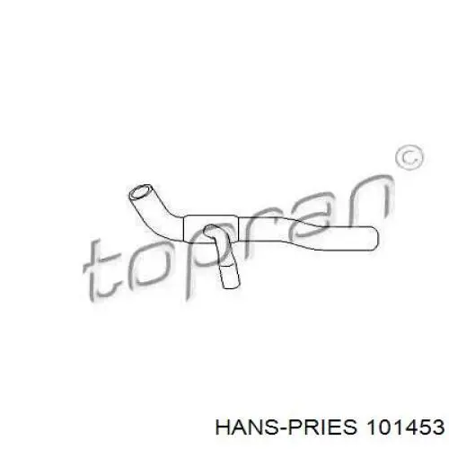 101453 Hans Pries (Topran) шланг/патрубок системи охолодження
