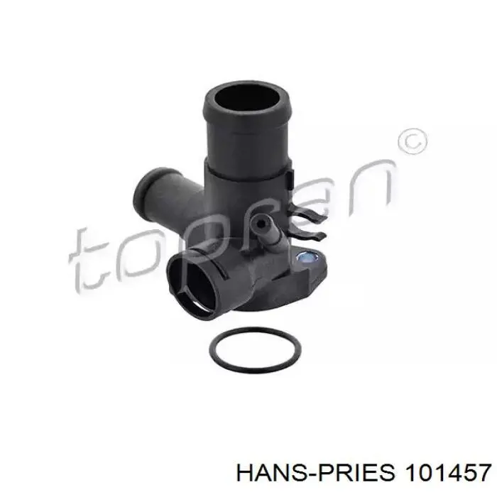 Фланець системи охолодження (трійник) Hans Pries (Topran) 101457 ціна, від 2.40 USD