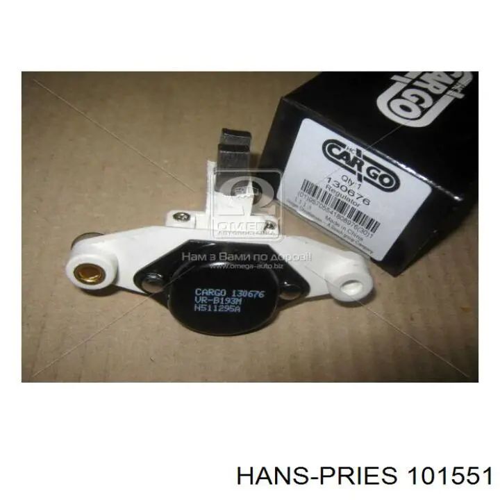 101551 Hans Pries (Topran) реле-регулятор генератора, (реле зарядки)
