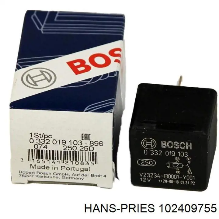 102409755 Hans Pries (Topran) реле вентилятора
