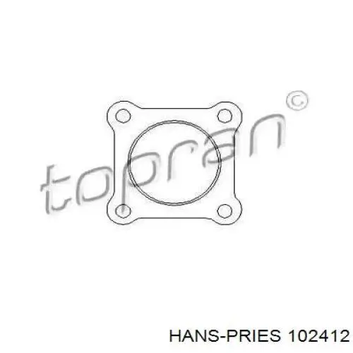 102412 Hans Pries (Topran) прокладка прийомної труби глушника