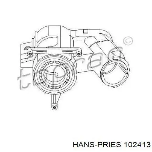 Корпус замка запалювання 102413 Hans Pries (Topran)