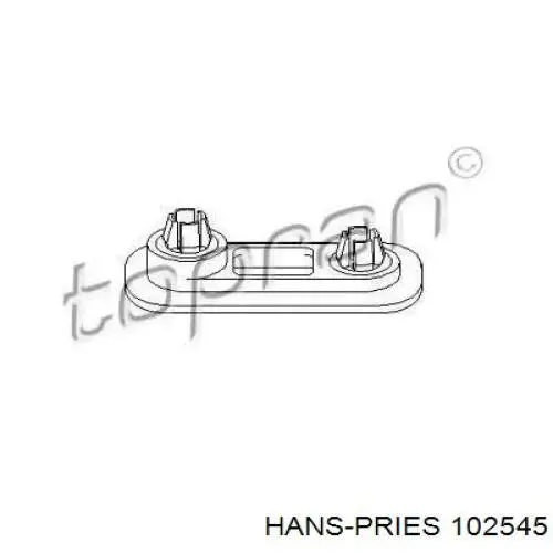 Кронштейн бампера переднього 102545 Hans Pries (Topran)