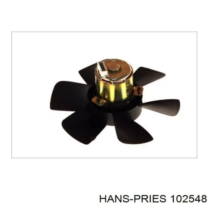 102548 Hans Pries (Topran) електровентилятор охолодження в зборі (двигун + крильчатка)
