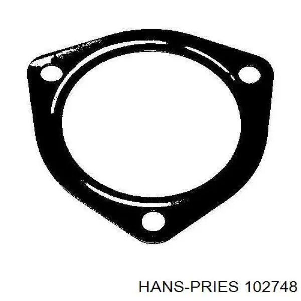Кріплення глушника переднє Hans Pries (Topran) 102748